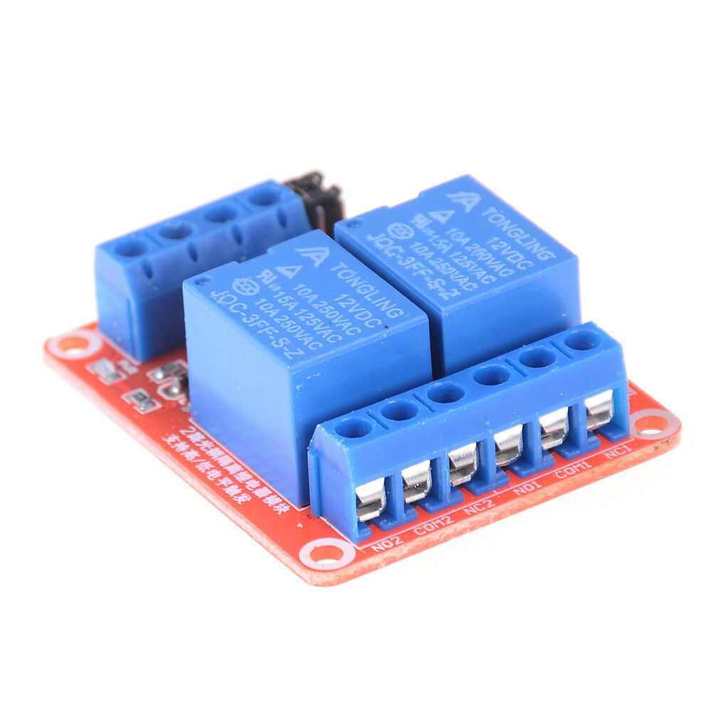 2Channel 12V Relay Module Board Shield With Optocoupler Support Trigger Relay WF
