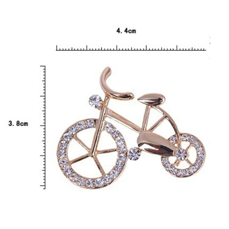 New Brooch Pin Fashion Bike Buckle Bicycle Pectoral Flower Gift Brooches PinsDD