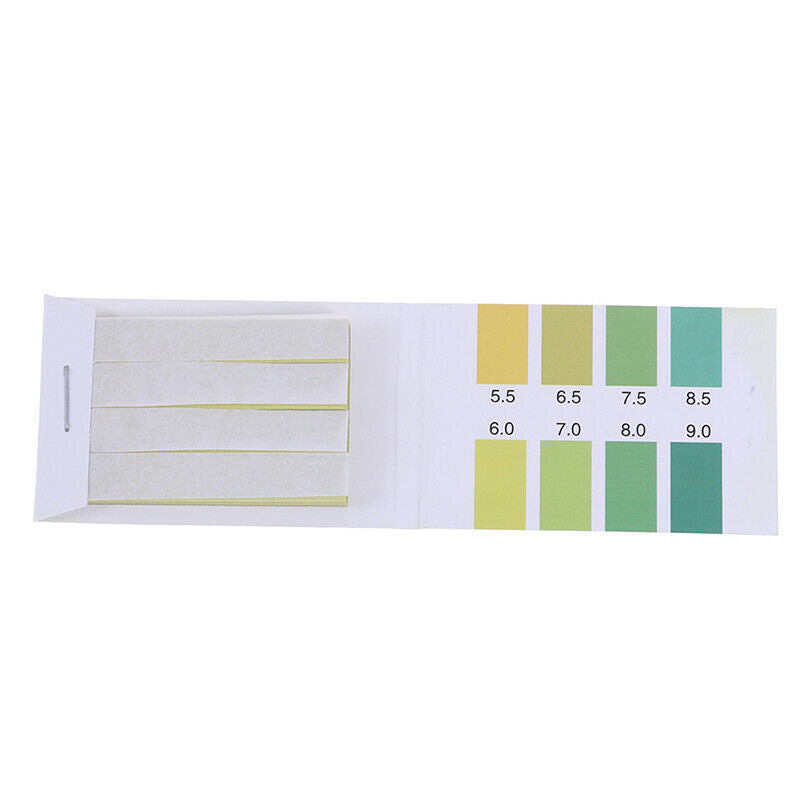 80Ã—PH 5.5-9.0 Test Strips Litmus Test Paper Full Range Acidic Alkaline Indica Qx