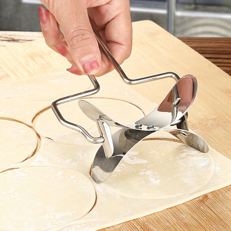 7Pcs Stainless Steel Dumpling Maker Dough Cutter Pie Ravioli Empanada Press Mold
