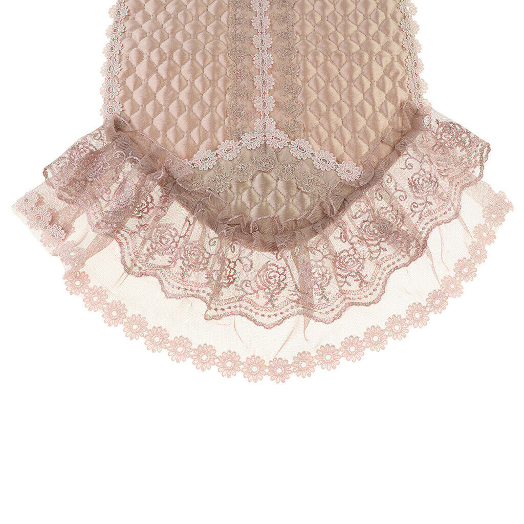 1 Pc European-style Fabric Lace Polyester Microwave Oven Dust Proof Cover