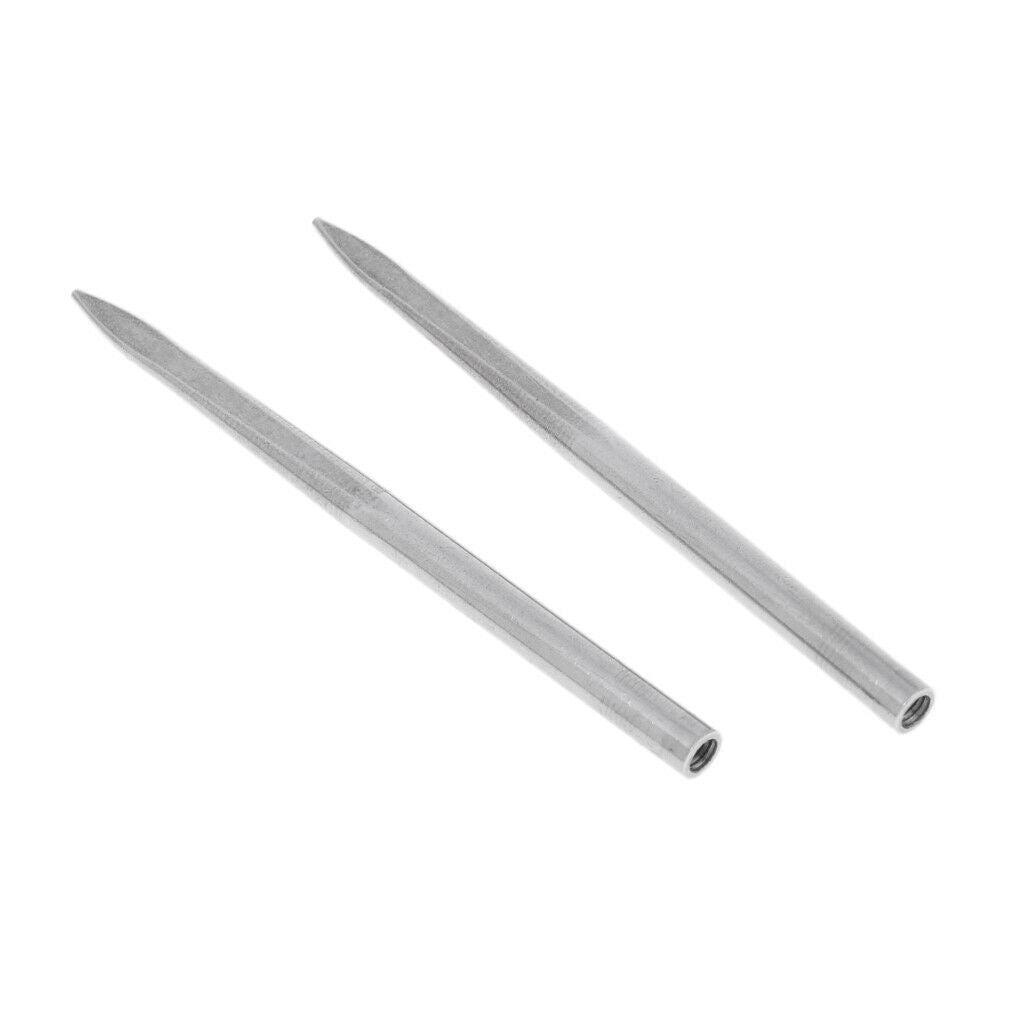 4pcs Flat Head Steel Needle   Fid Tool Lacing Stitching Needles 5mm