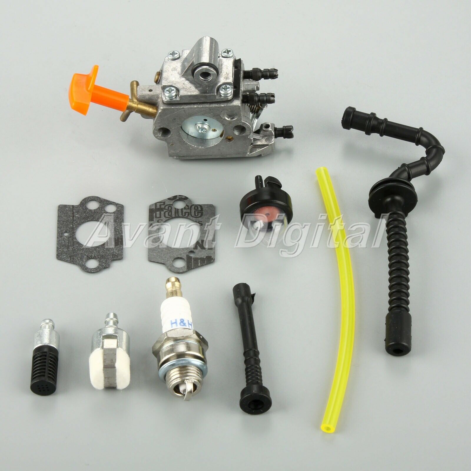 Chainsaws Carburetor & Gaskets & Fuel Hose Kit For Stihl MS192 MS192T MS192TC
