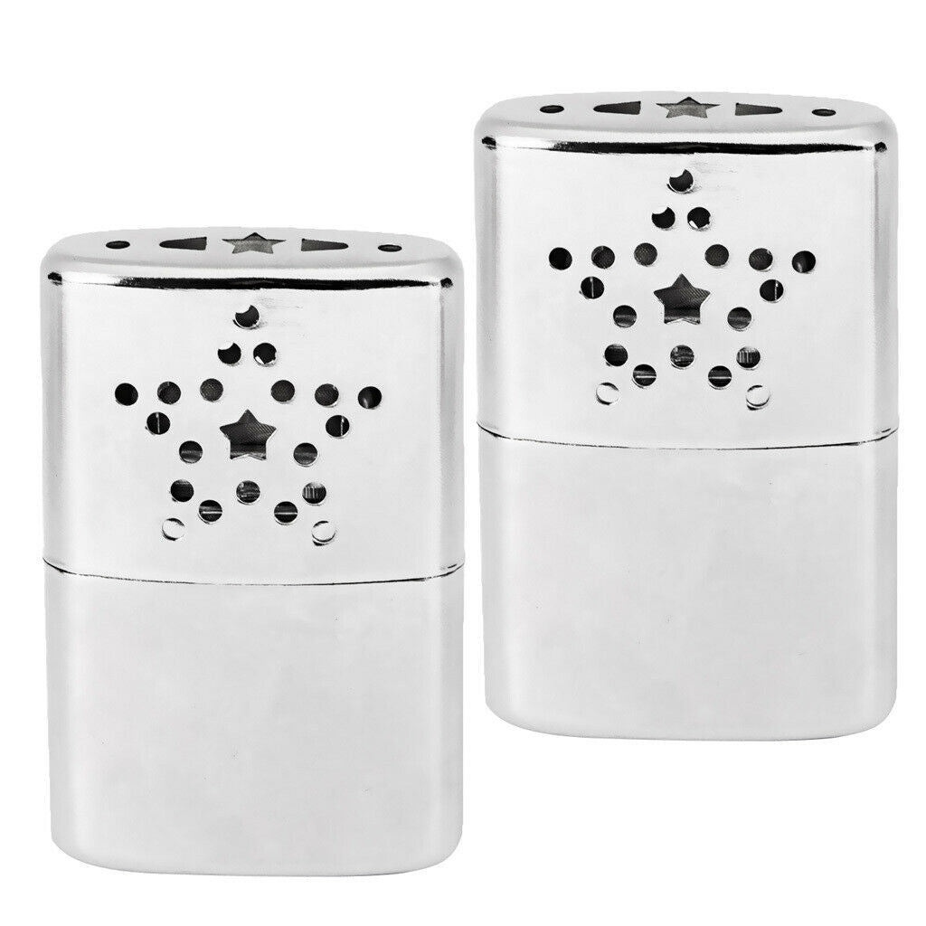 2pcs Stainless Steel  Heaters Hand Warmers Body Handwarmer