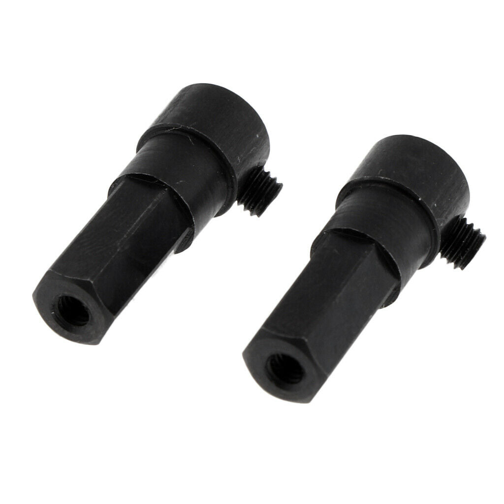 2Pcs RC Upgrade Metal Rear Axle Shaft Adapter for 1:16 WPL B-16 RC Car