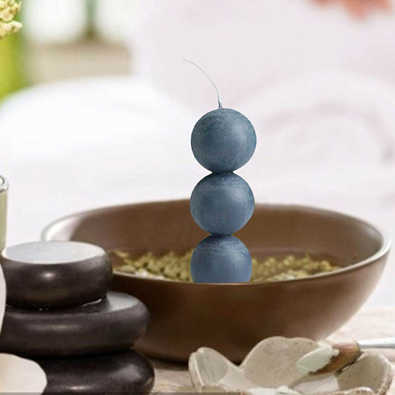 Ball Shape Candle Making Mold Handmade Soap Mould DIY Clay Tool Decoration