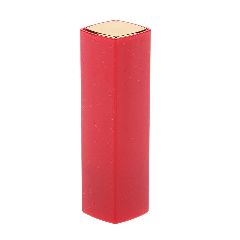 Makeup DIY Empty Lipstick Tube Refillable Lip Gloss Balm Bottle Container Red