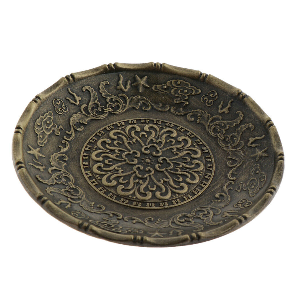 3pcs Alloy Tea Cup Holder Saucer Chinese Kung Fu Tea Drink Coaster for Home
