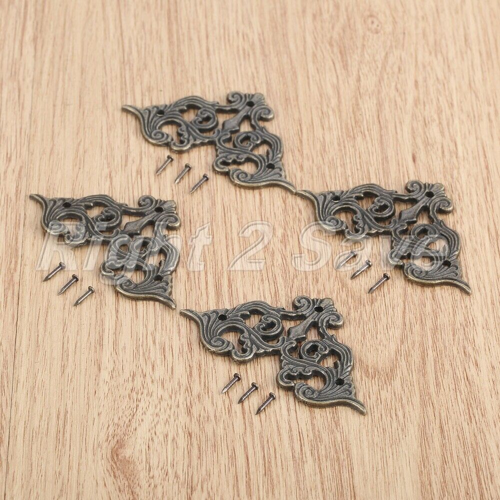 4Pcs Metal Butterfly Corner Decorative Protectors Embellishments Scrapbooking