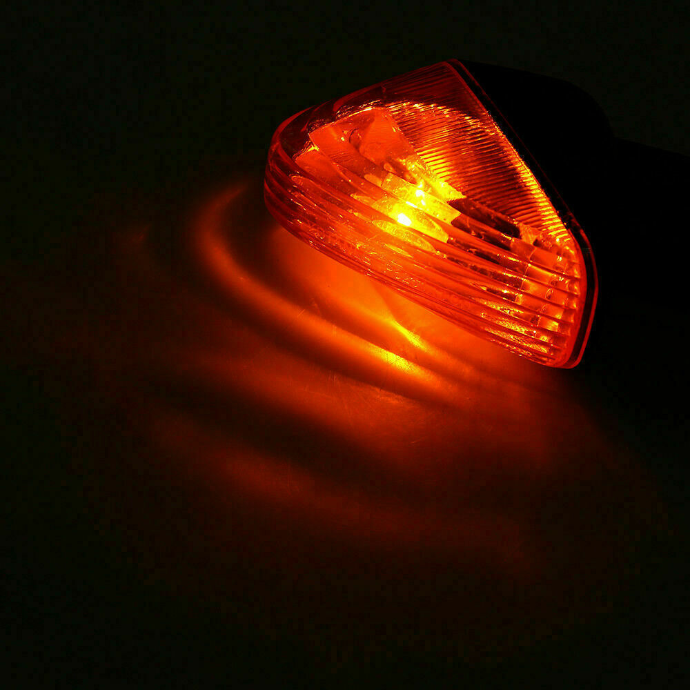 Pair Turn Signal Light Universal Blinker Fit For Kawasaki Ninja ZX636 05-08