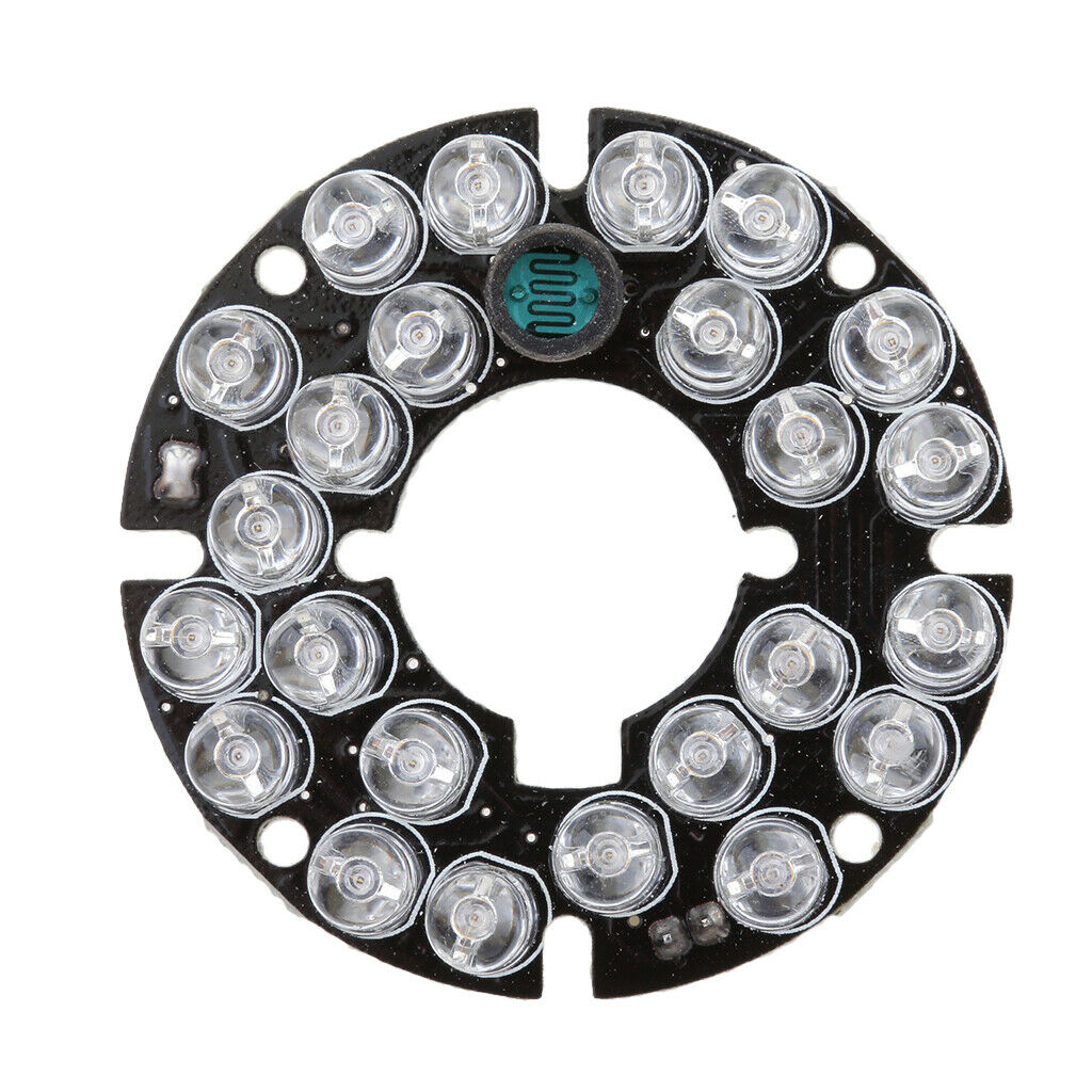 24 Infrared Night Vision IR LED Lamp Board Module for Camera DVR System