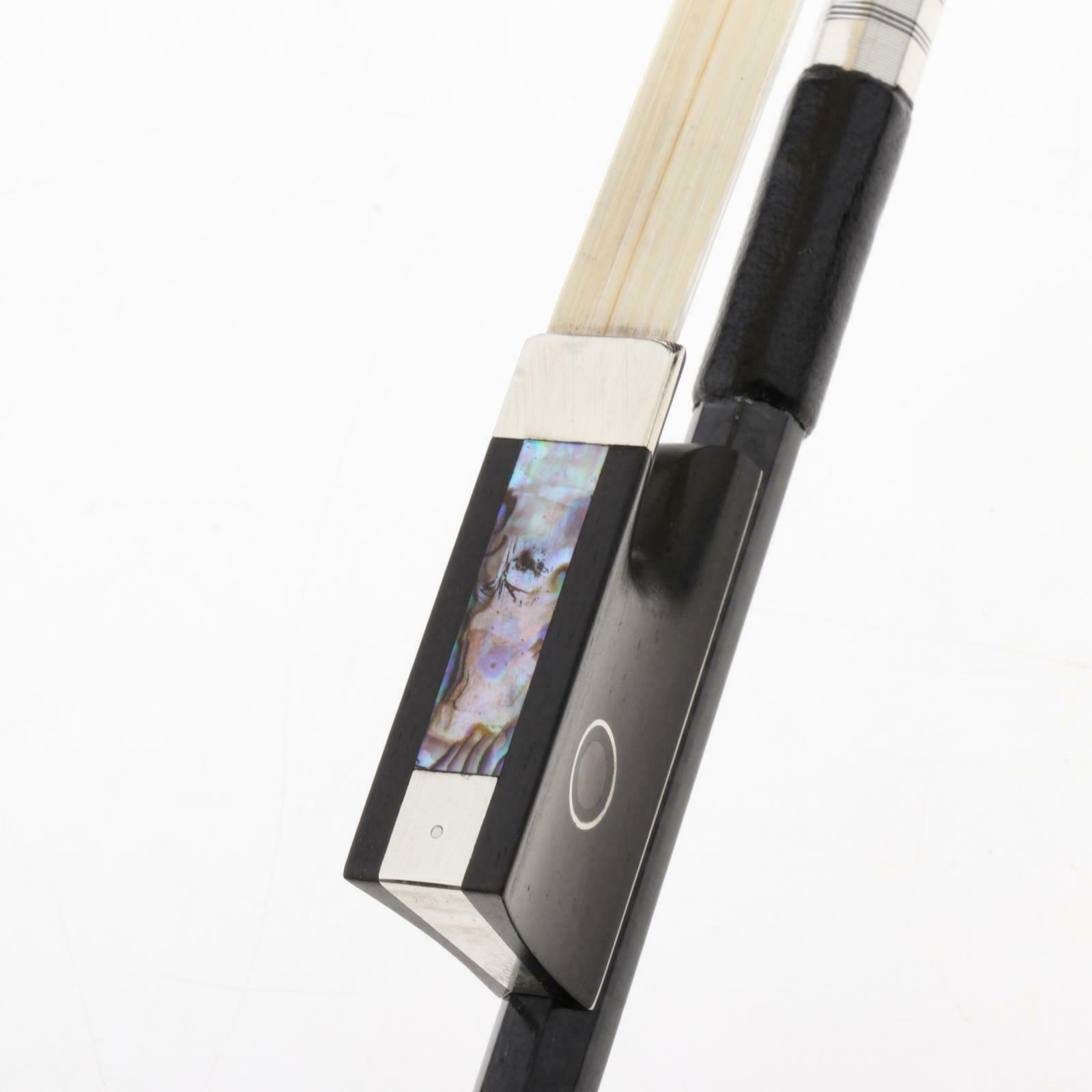 Handmade Acoustic 4/4 Violin Bow Carbon Fiber and Wood 74cm for Adults Parts
