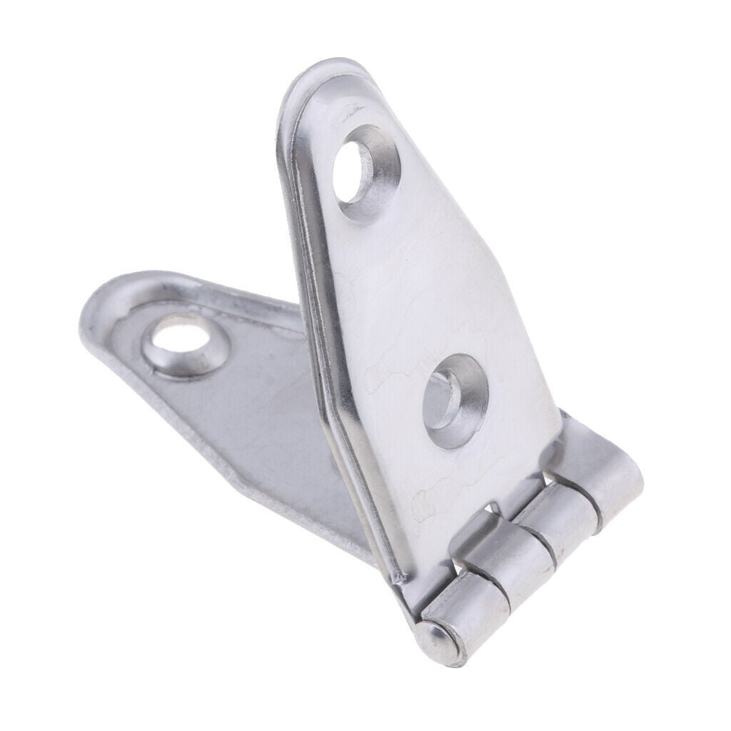 Closing Hinge Invisible Furniture Hinge Boat Door 4 Holes Stainless Steel