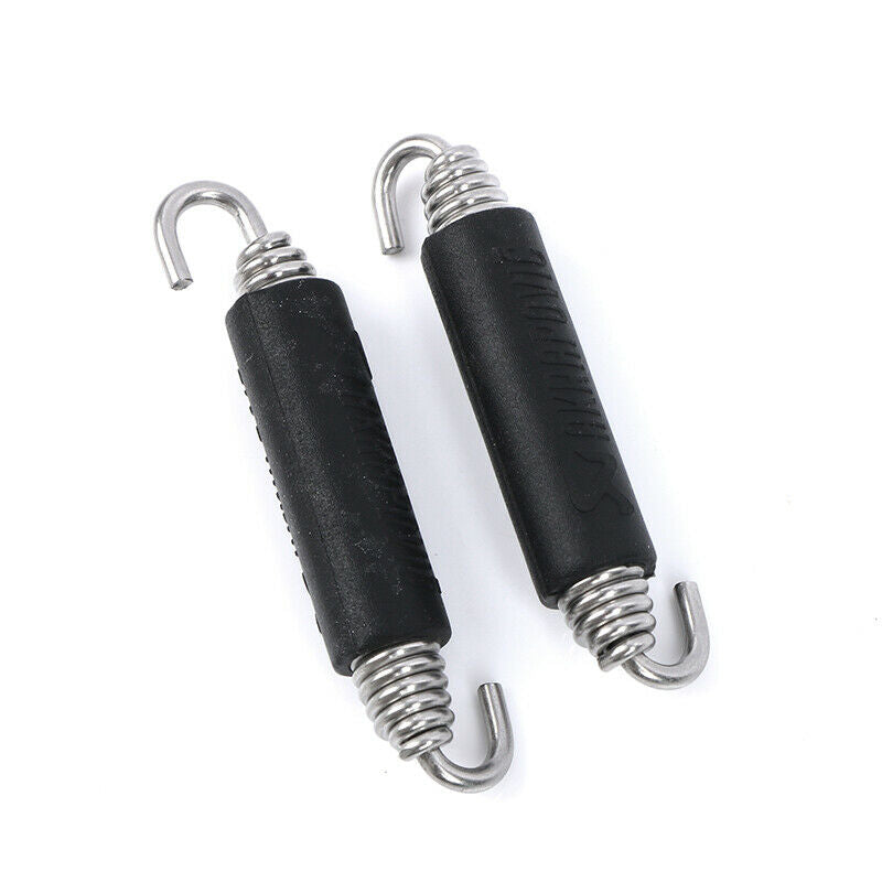 2PCs Universal Motorcycle Spring Hooks For Akrapovic SC Project AR Exhaus.l8