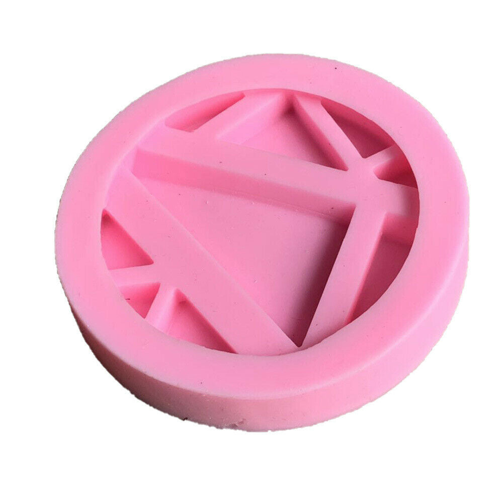 Handmade Mobile Phone Bracket Silicone Mold Geometric Coaster Insulation Mat DIY