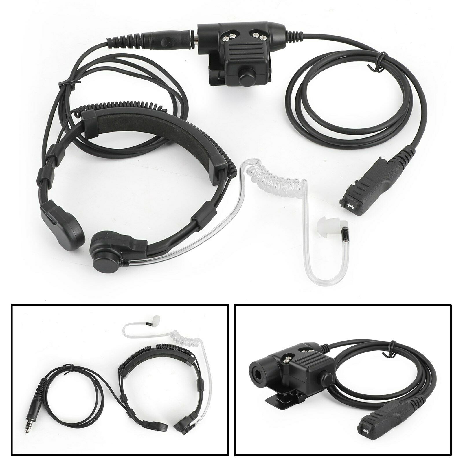 Throat Mic Microphone Headset Fit for XPR3300 3500 6600 P6620 E8600 MTP3150