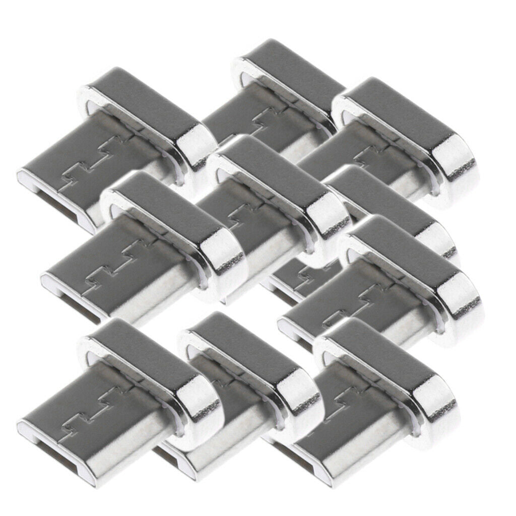 10 pieces micro USB magnetic connector charger connector for