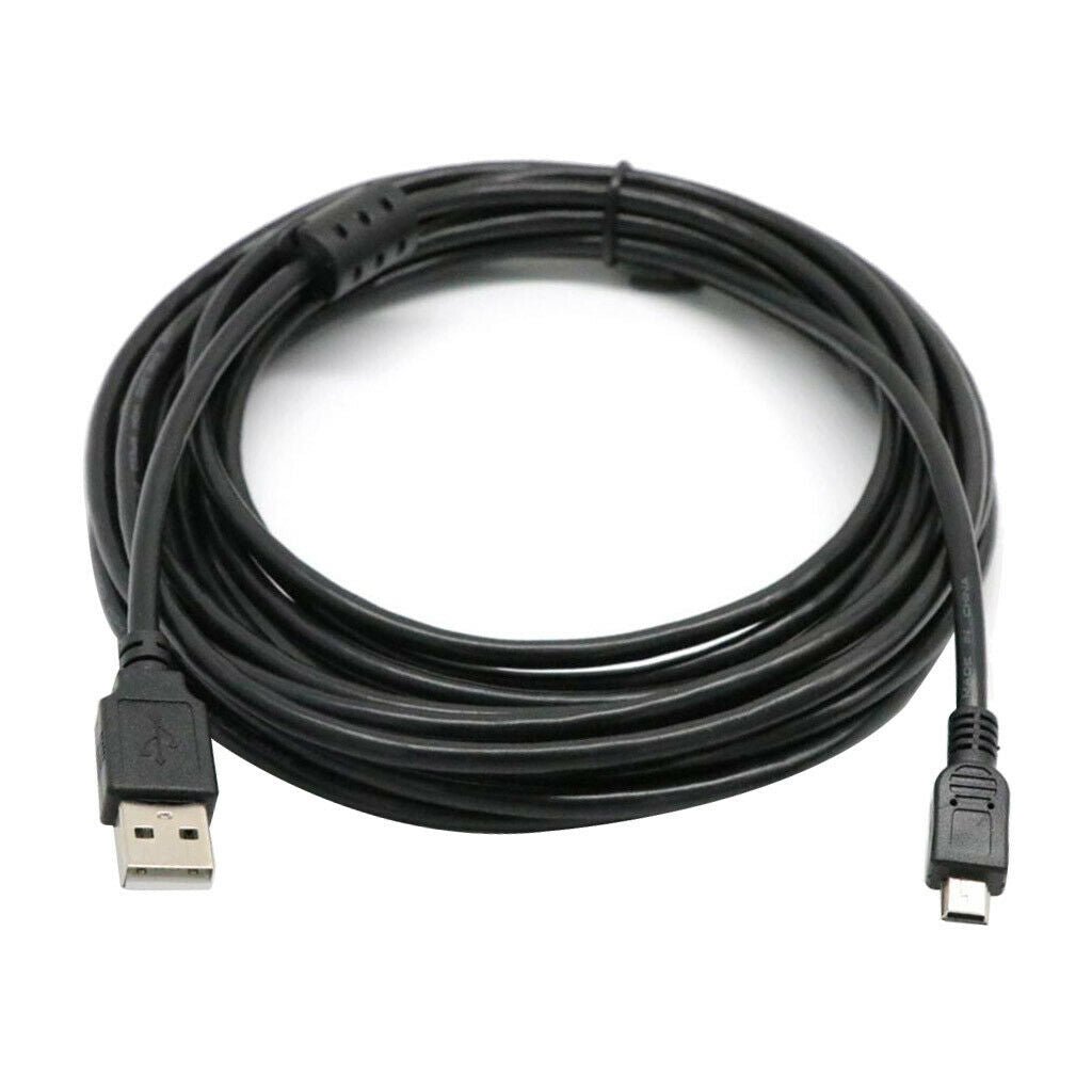 USB 2.0 A Male to Mini B 5 Pins Male Line Data Sync High Speed Charging Cord