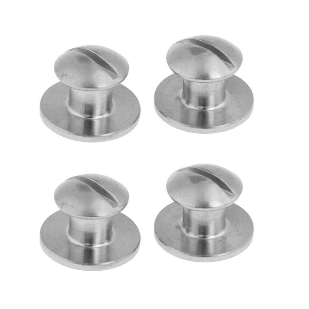 4Pack Tech Scuba Diving Diver BCD Backplate Book Screws Accessories M7x10mm