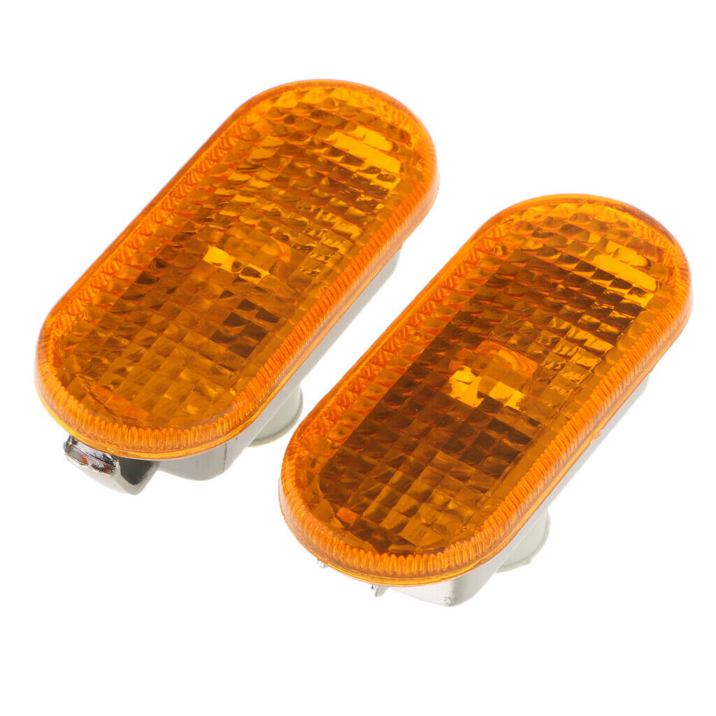 1 Pair NEW Side Marker Signal Blinker Light Lamp For VW Golf 4 MK4 Yellow