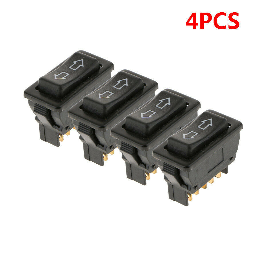 4pcs 12V/20A Car SUV Power Window Door Locks Electric Switches Durable 5pin