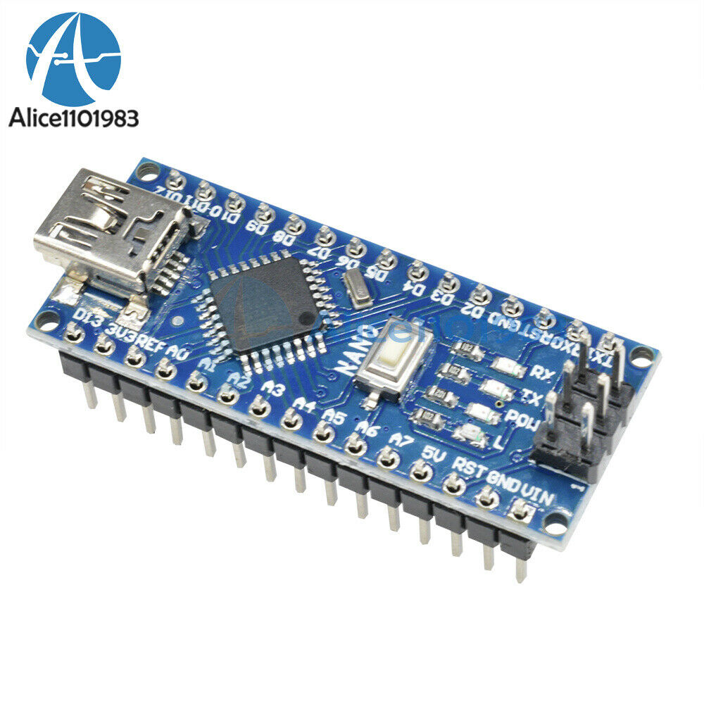 2PCS 5V 16MHz Nano V3.0 Mini USB ATmega328P-AU CH340G Driver For Arduino