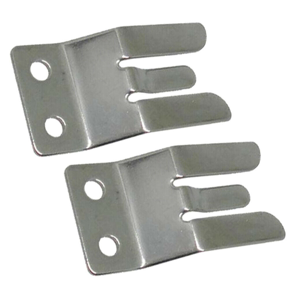 2pcs 304 Stainless Steel Microphone Clip
