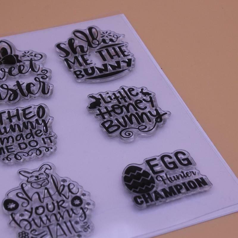 Easter Eggs Silicone Clear Seal Stamp DIY Scrapbooking Embossing Photo Album