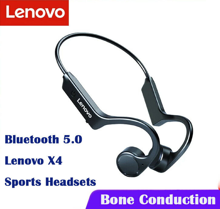 Lenovo X4 Bone Conduction Headphones Bluetooth 5.0 Wireless Headsets Earbuds