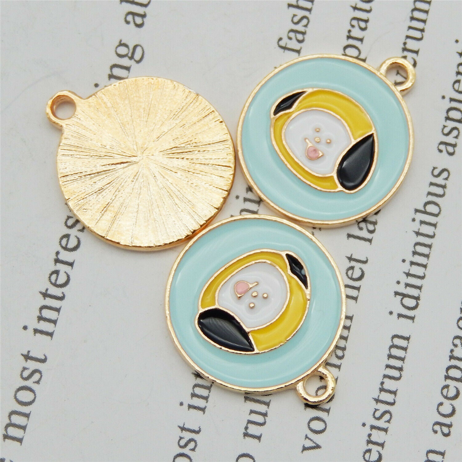 10 PCS Puppy Dog Enamel Charms Pet Alloy Pendant Jewelry DIY Accessories 20x17mm