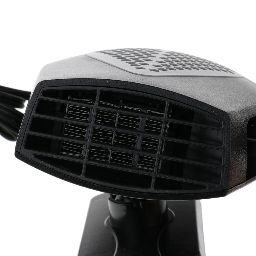 Car (Black) 24V Electric Auto Heater Hot Cool Fan Window Demister Defroster