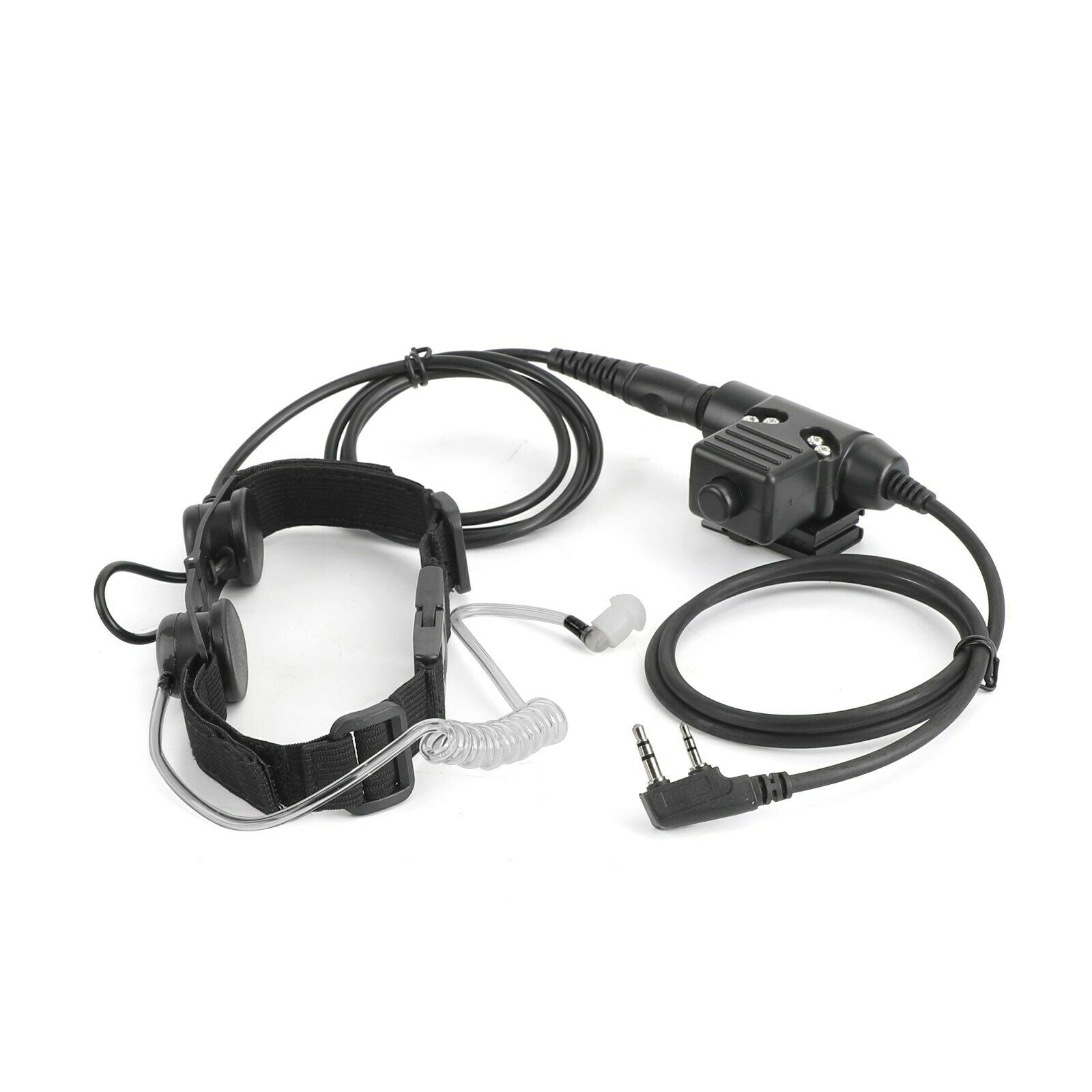 Throat Mic Headset Air Tube Fit for BaoFeng UV5R UV-82 TK3200 TK3207 TK-3201