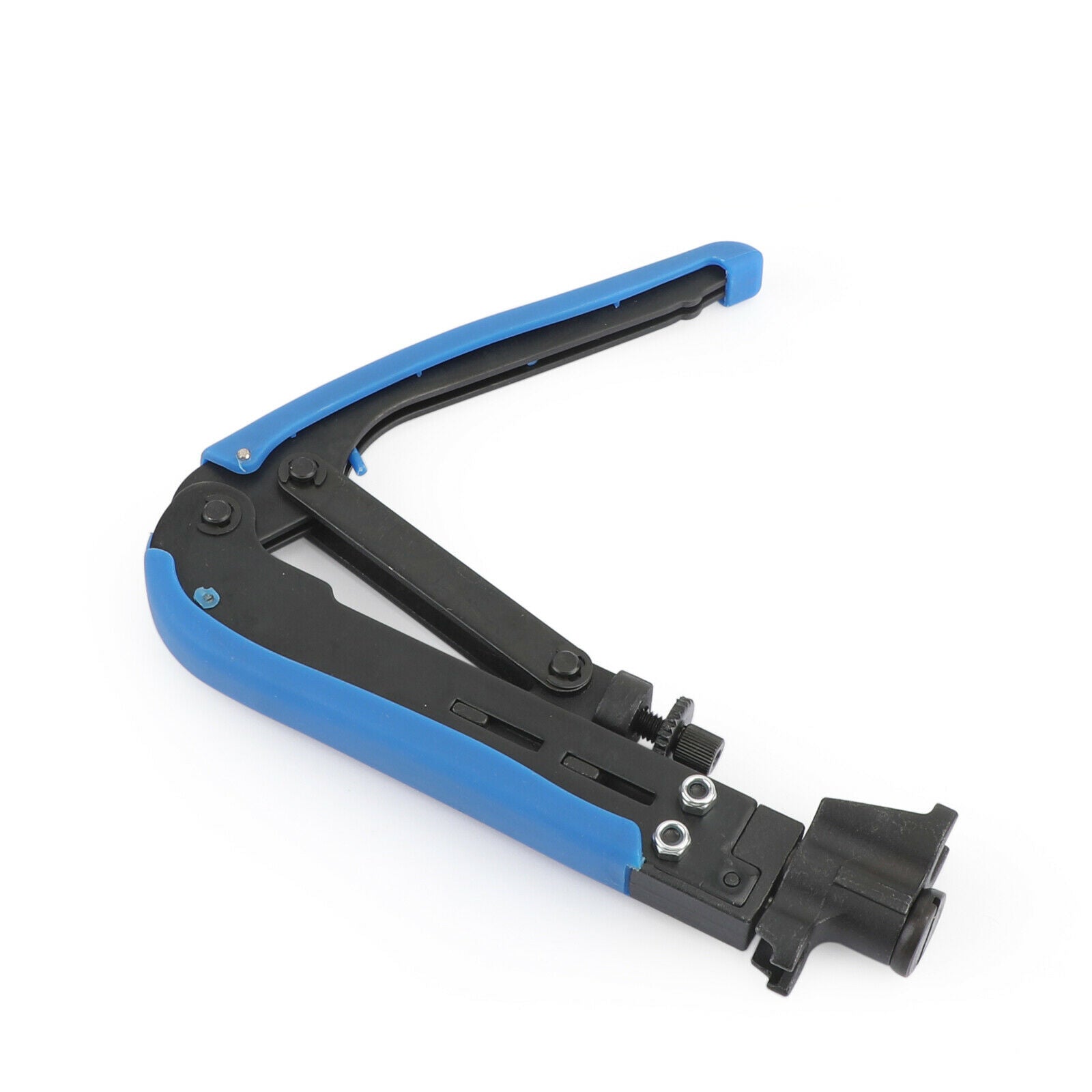 RG59 RG6 RG11 F Compression Tool Connector + Cable Coax Coaxial Crimper Stripper