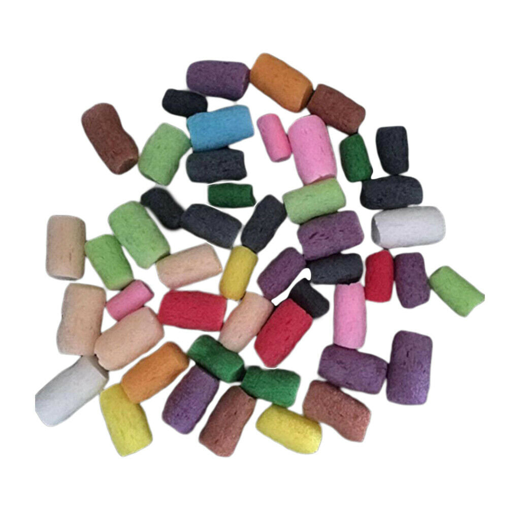 55Pcs/Bag Fishing Nuggets Water Soluble Colorful PVA Foam Fishing Tackles