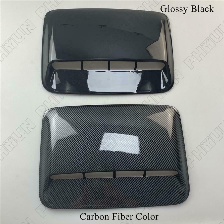Universal Car SUV Hood Scoop Air Intake Vent Bonnet Decorative Cover Gloss Black