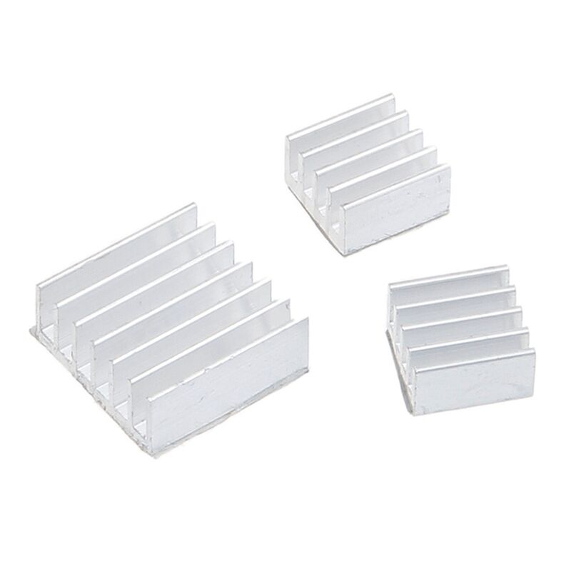 10Set  Raspberry Pi 3 Heatsink Fans Pure Aluminum Heat Sink Fr Cooling Pi 2 30X