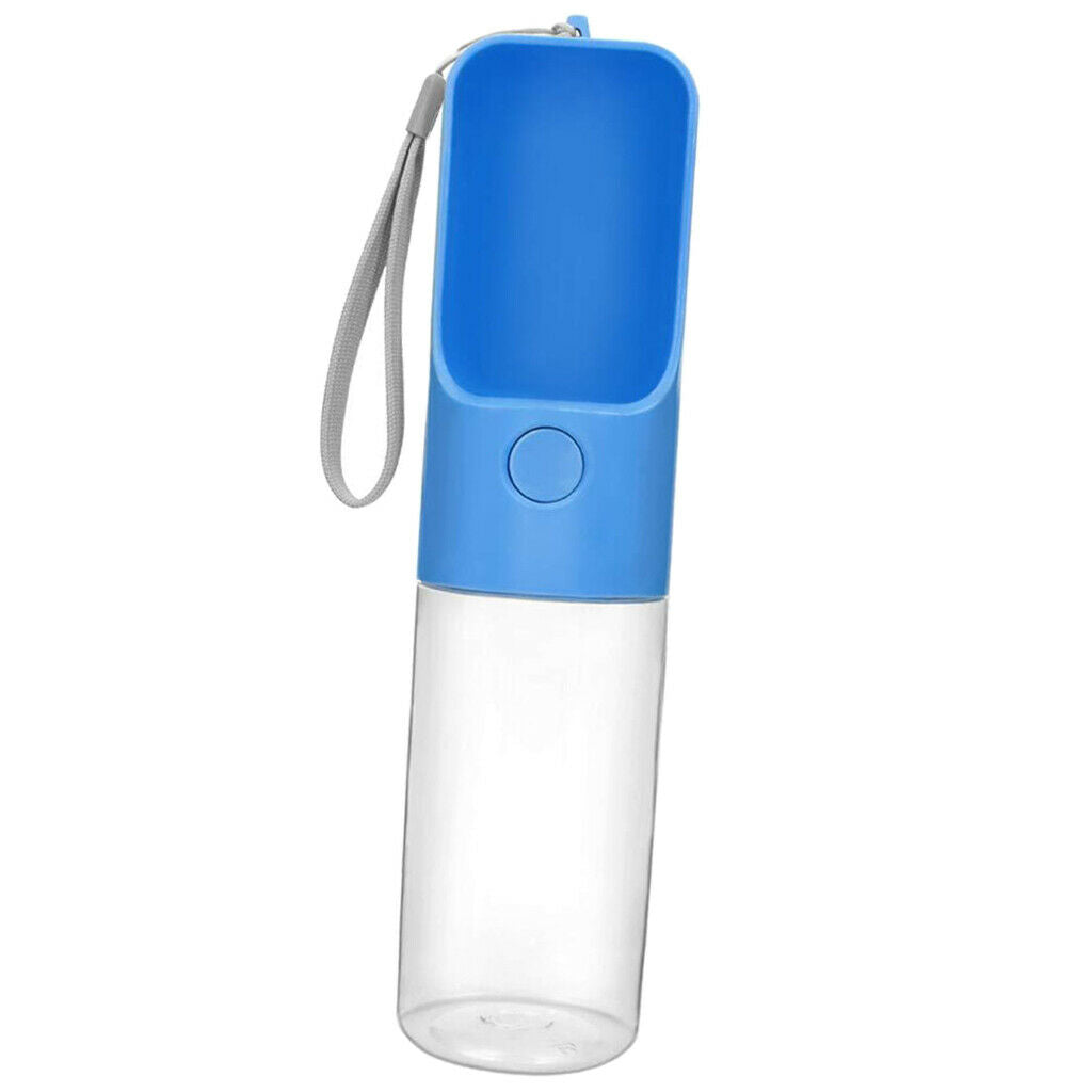 Portable Pet Drinking Cup Dog Cat Pet Water Feeder For Pet Dog Travel  Blue