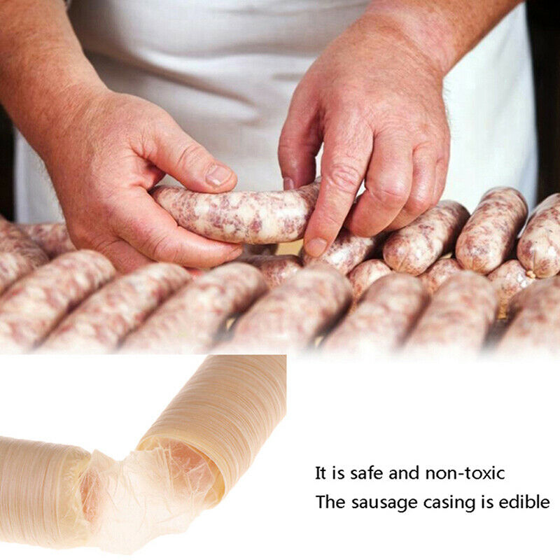 15mX30mm Sausage Packaging Tools edible Casings Sausage syringe Sausage MakeBDD