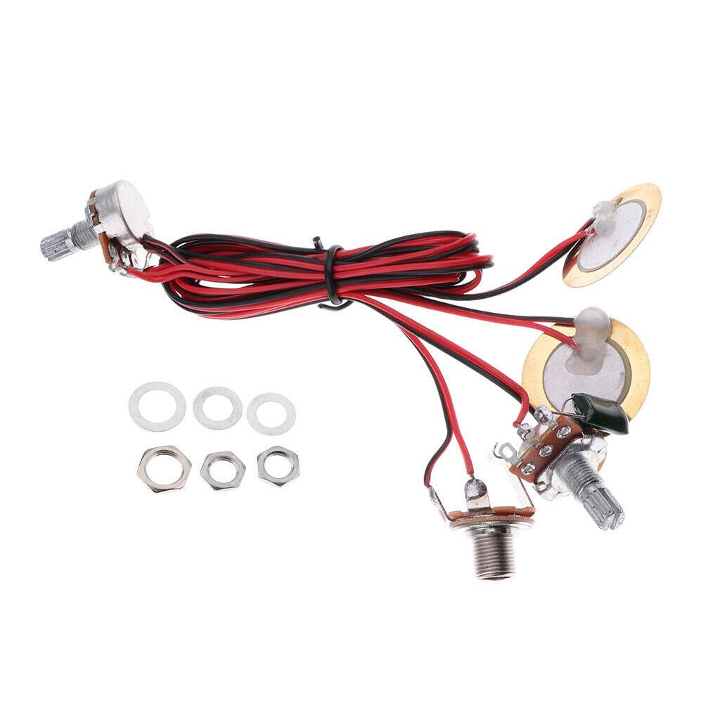 Guitar Pickup Piezo Transducer with 1/4''   for Acoustic Guitar Ukulele