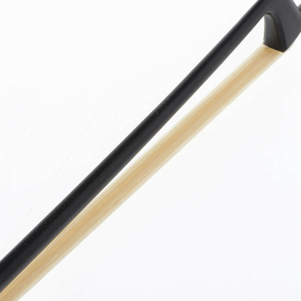 Violin Bow, 4/4 Violin Bow, Violin Bow Carbon Fiber Round Stick Ebony Frog