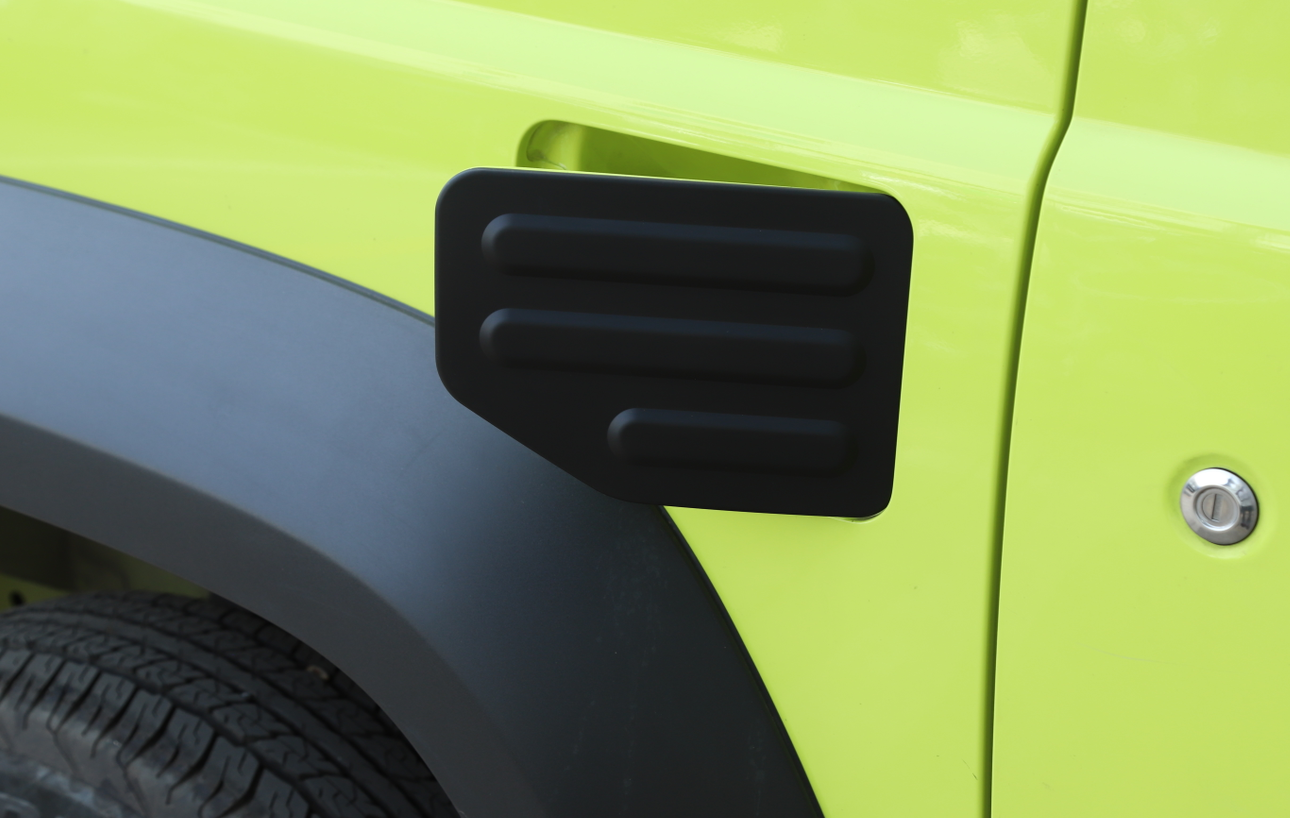 1pc Matte Black Fuel Tank Cap Oil Gas Cover Trim For Suzuki Jimny 2018 2019 2020