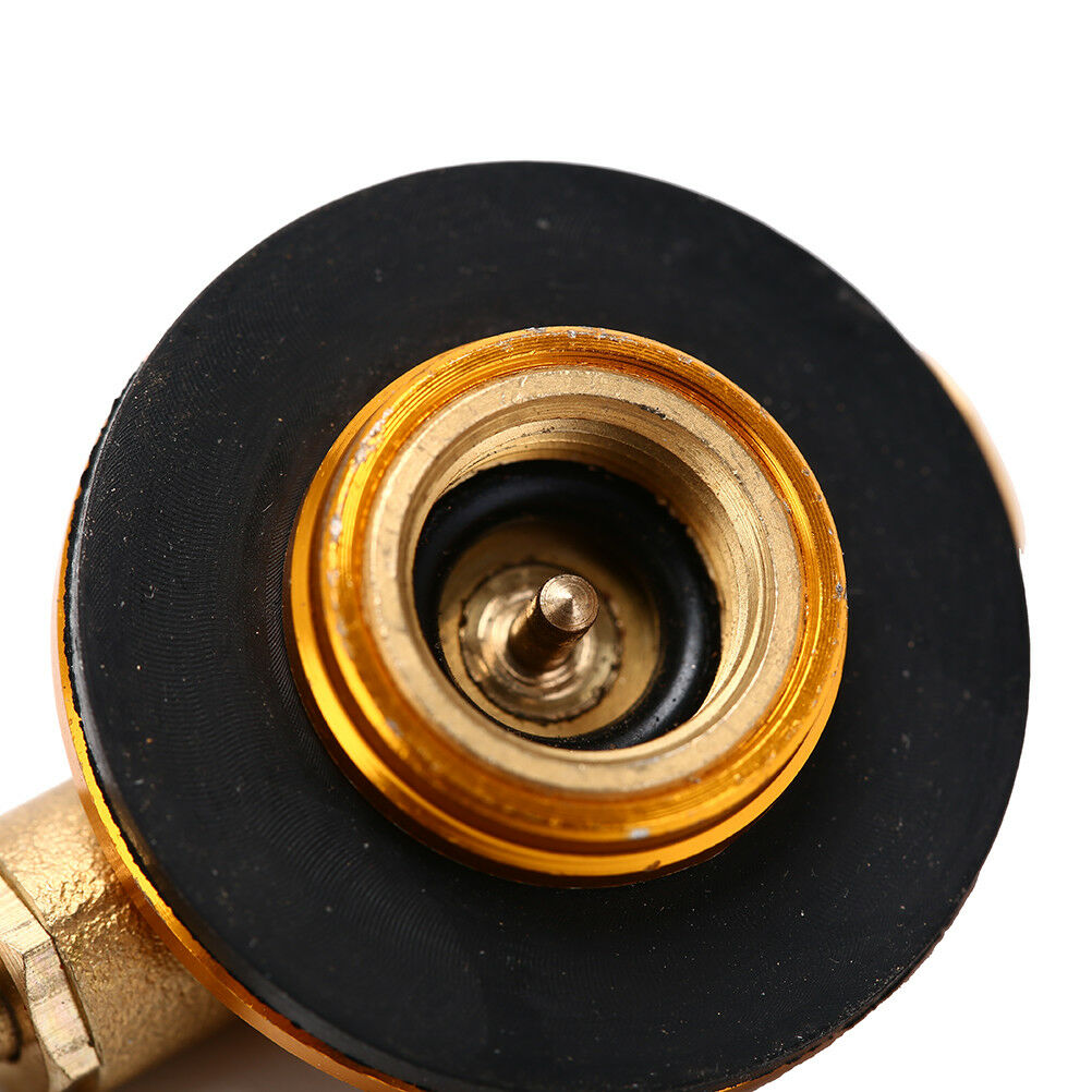 Camping Gas Stove Switching Charging Inflatable Valve Adapter for Flat Tan.l8