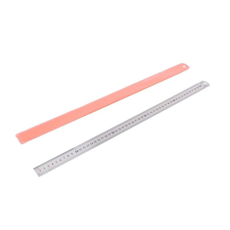 Groove Right Stainless Steel Metric Ruler 50 cm Stainless Metric Ruler W8D6D6
