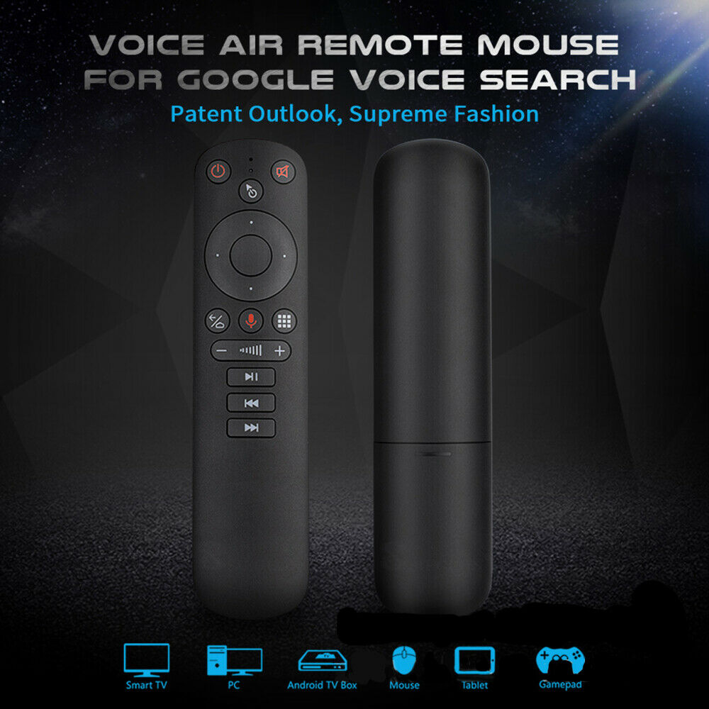 Wireless Fly Air Mouse IR Learning 2.4GHz Smart Voice Remote Control for TV Box