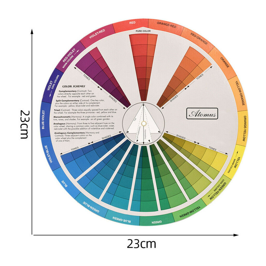 Tattoo Microblading Crafts DIY Color Matching Pigment Mixing Guide Palette