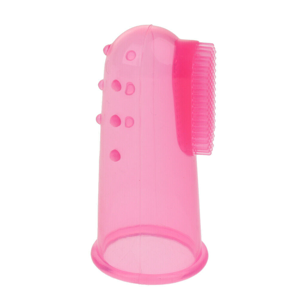 20-Pack Silicone Finger Toothbrush for Dogs Prevent Gum Disease Cat Kitten
