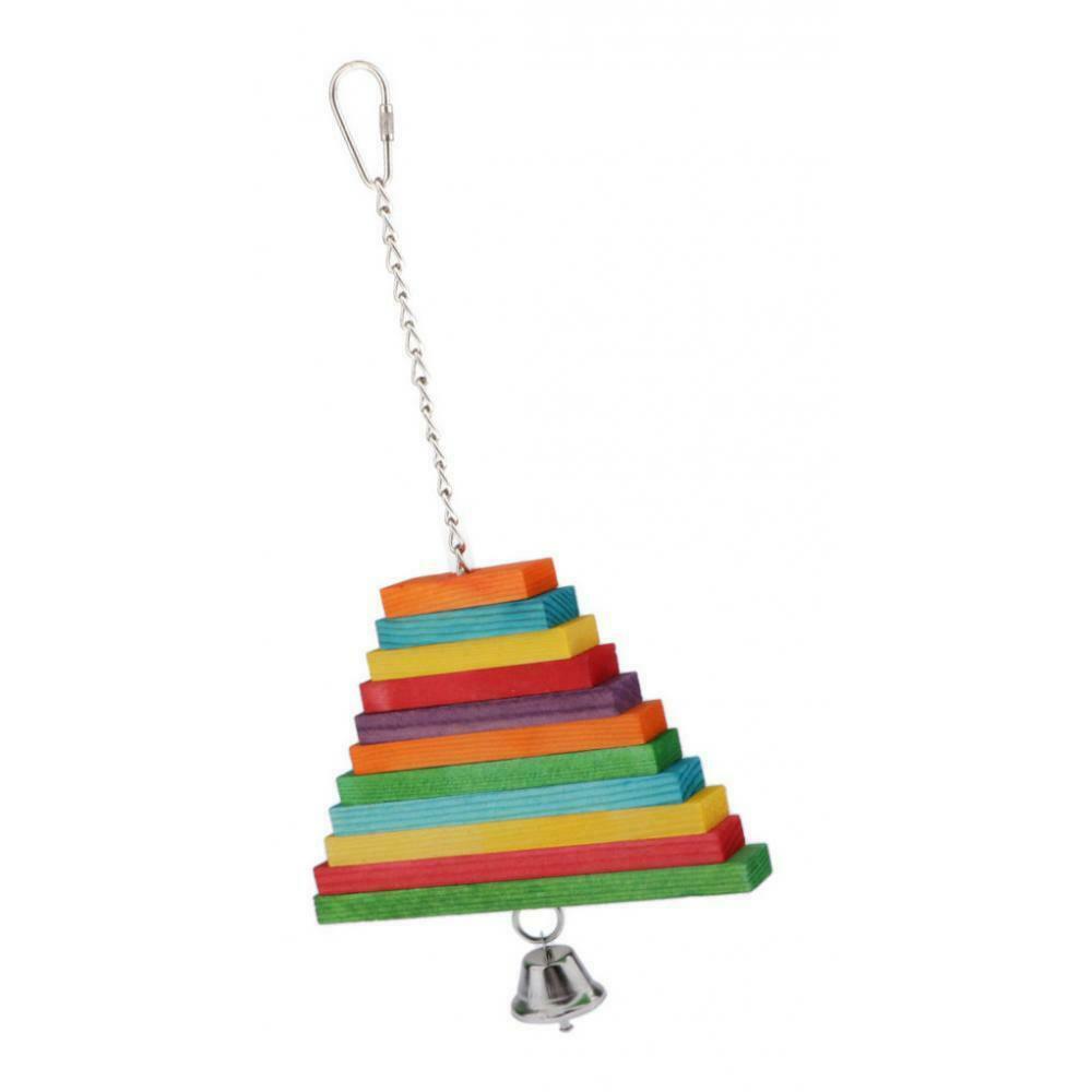 Pet Birds Wooden Block Climbing Toys For Small Medium Large Birds Parrots S