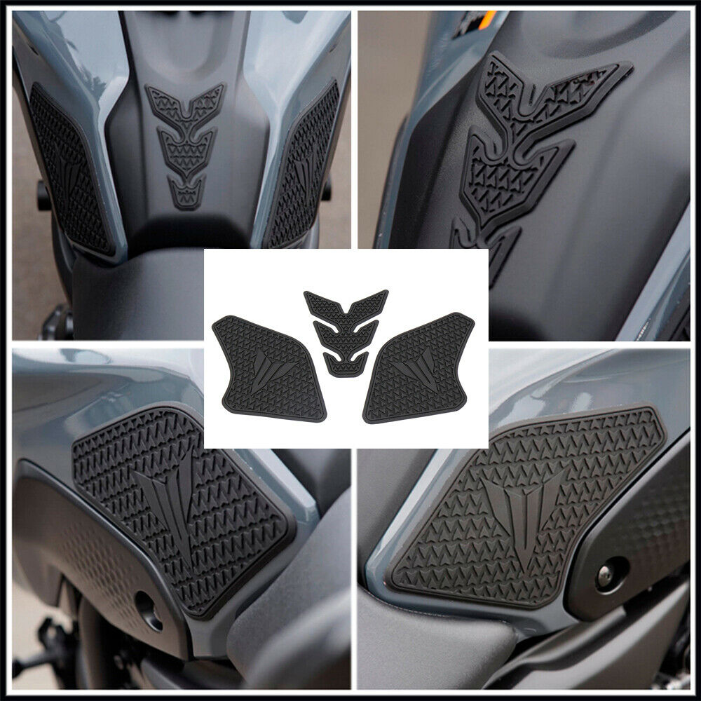 For 2021 Yamaha MT-07 MT 07 Tank Side Pads Protector Stickers Covers Left Right