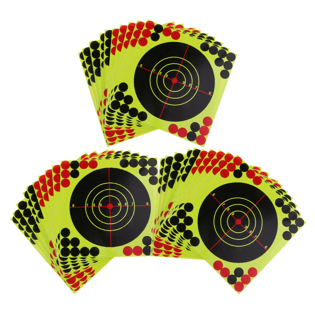 30pcs Splatter Reactive Shooting Target 21x21cm for Shooting Practice
