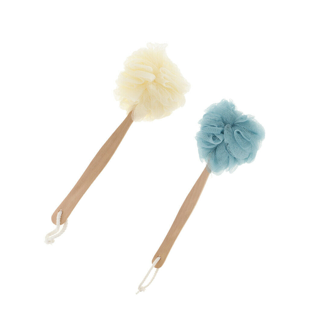 2 pcs 36cm Bath Sponge Back Scrubber Puff Scrubber for Body Relaxation Body